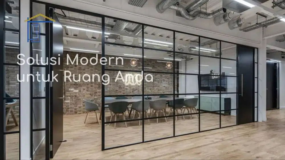 Pintu kaca aluminium,partisi kaca,jendela aluminium kaca