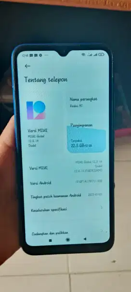 Hp redmi 9c ram3/32