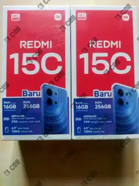 Redmi 15C ram 8/256 100% baru Termurah