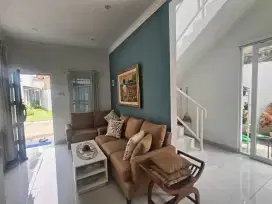 Rumah modern minimalis full furnished siap huni jual murah nego
