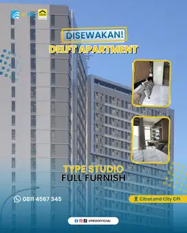 Disewakan Delft Apartment Citraland City CPI Makassar View laut