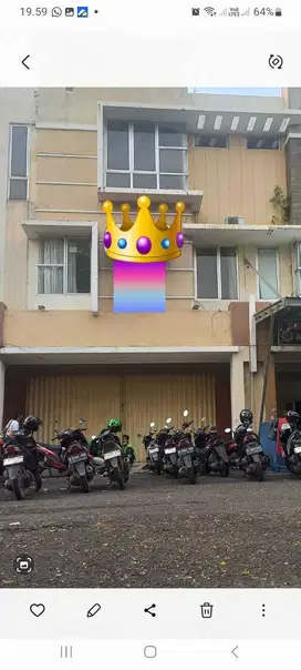 Disewa ruko taman cemara  harapan indah bekasi