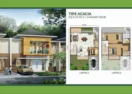 Dijual Rumah Cluster Orchestra Beach Uk 10x15 Posisi Badan
