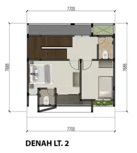 Di jual rumah di jagakarsa bebas banjir