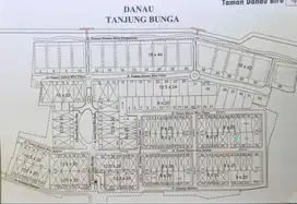 Taman Danau Biru Timur No 18 dan 20 SHM  Sudut 485 M(2 Petak)