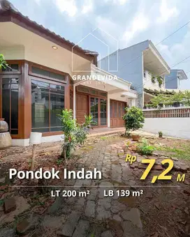 DIJUAL RUMAH TUA PONDOK INDAH DEKAT HARGA NJOP