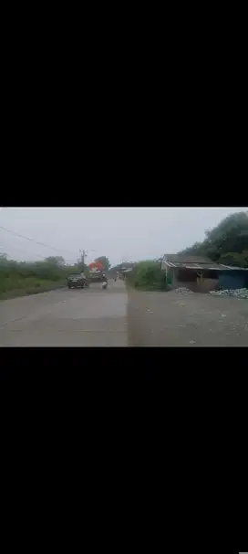 Dijual tanah kosong pinggir jalan raya strategis