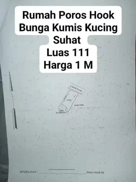 Rumah Dijual Poros Kumis Kucing Suhat Malang Kota