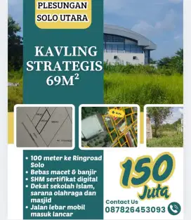 Bismillah NEGO  di jual cepat tanah murah dekat ring road solo (BU)