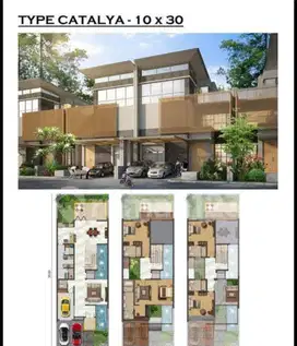 Dijual Rumah Cluster The Chopin Signature Boulevard Uk 10x30 Pik
