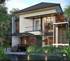 Dijual Rumah Baru Dekat Binus di Araya Golf Malang