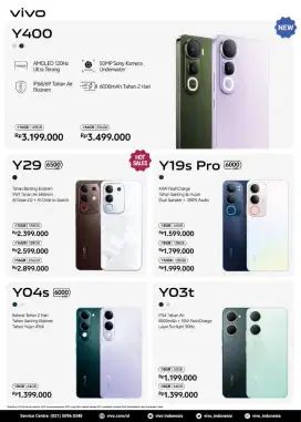 PROMO VIVO Y400 8+8/256 GARANSI RESMI  100%