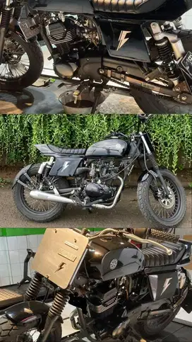 Kawasaki W175 Custom Katros Garage ex. Den dimas