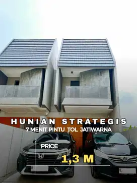 Rumah strategis siap huni selangkah ke pintu tol jatiwarna