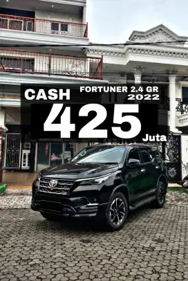 [ CASH 425 JT ] TERMURAH SE OLX FORTUNER GR 2.4 2022 LOW KM ISTIMEWA !