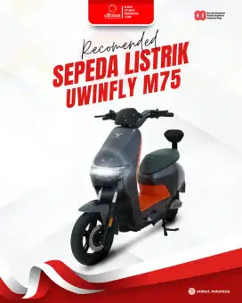 Sepeda + motor listrik UWINFLY M75