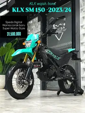 Limited‼️KLX SM 150 PMK 2024. Odo 17rb. DANNY Mustika Motoshop Malang