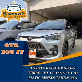 TOYOTA RAIZE GR SPORT 1.0 TSS TURBO TWO TONE AT MATIC TAHUN 2021