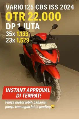 Vario 125 CBS ISS 2024 – Motor irit, stylish, bikin percaya diri
