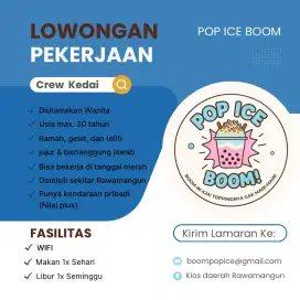 LOWONGAN JAGA KEDAI (PRIA)