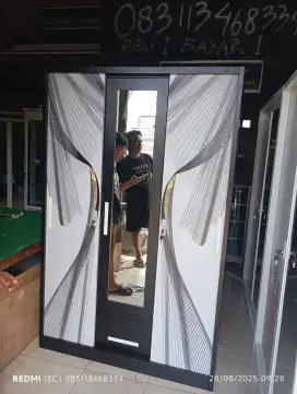 Lemari pintu 3 plat besi