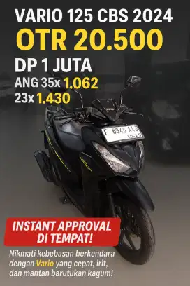 Vario 125 2024 – Hemat bensin, performa mantap, dompet tetap aman