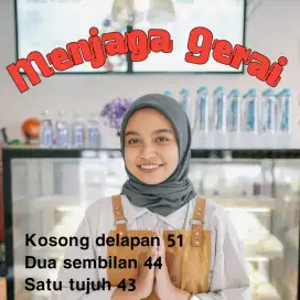 Lowongan jaga gerai