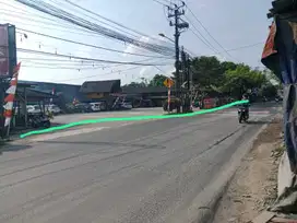 Tanah jalan raya utama setu WR supratman dekat tol burangkeng