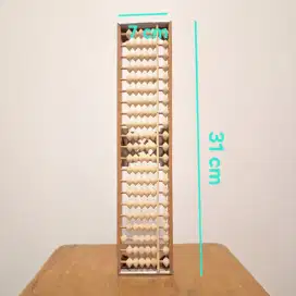Sempoa Kayu Alat Hitung Jadul Vintage Antik Tahun 90an  Abacus