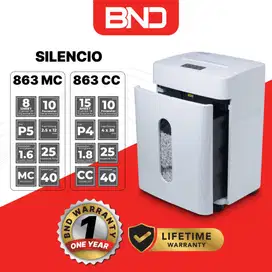 MESIN PENGHANCUR KERTAS | BND SILENCIO 863 (EAR FRIENDLY) | CROSS CUT