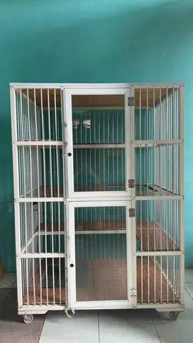 Kandang kucing alumunium
