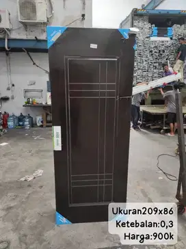 Pintu Rumah Lapisan Plat Baja