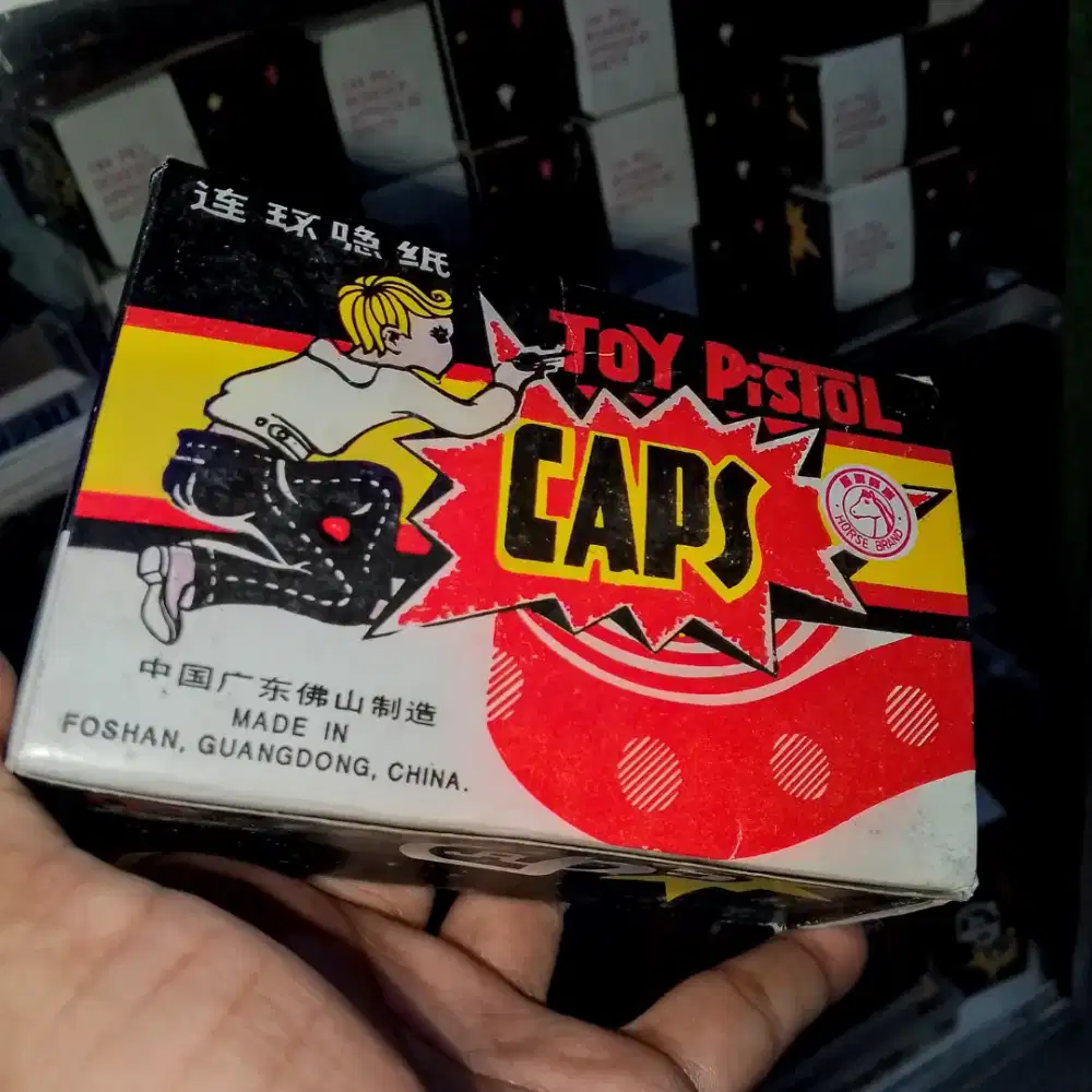 Kep toy caps kertas 1 kotak/ satu dus isi 24 plastic kwalitas super