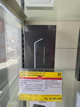 Promo cicilan homecredit SAMSUNG S25 ULTRA 12/256GB