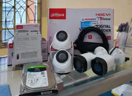 CCTV 4 Kamera fullset gratis pemasangan