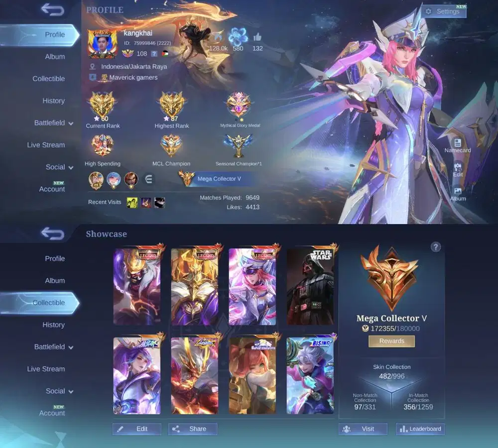 Akun Mobile Legends