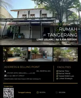 Dijual Rumah Siap Huni Rempoa Ciputat