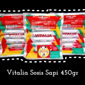 Vitalia sosis sapi 450gr - Brontz jogja