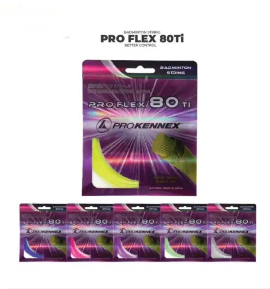 Senar Raket Badminton PROKENNEX Pro Flex 80 TI