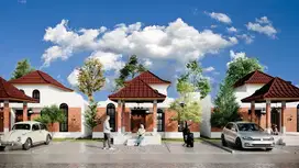 RUMAH KLASIK MODERN RASA VILLA DI UTARA PRAMBANAN, BISA CASH TEMPO