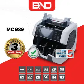 MESIN PENGHITUNG UANG | BND MC 989 (TOP LOADING – MATA UANG ASING)