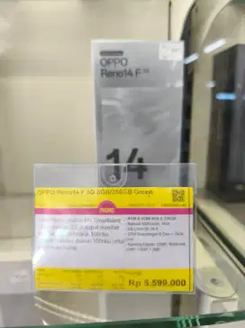 Promo oppo reno14 F 5G