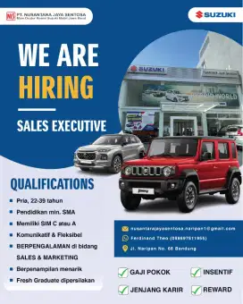 SALES EXECUTIVE SUZUKI MOBIL