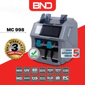 MESIN PENGHITUNG UANG | MC 998 (DOUBLE POCKET – SERIAL NUMBER)
