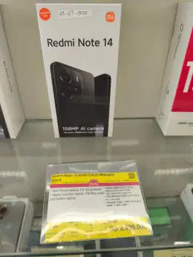 Promo xiaomi redmi note 14