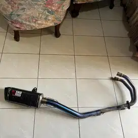 Knalpot Villan Fullsystem (Blue Header)