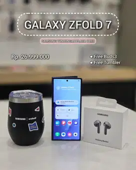 SAMSUNG GALAXY ZFOLD7 free buds3