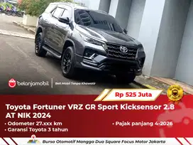 [ BERGARANSI ] Toyota Fortuner VRZ GR Sport Kicksensor 2.8 2024/2025