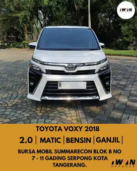 2018 Toyota Voxy 2.0 AT Putih – Super Istimewa