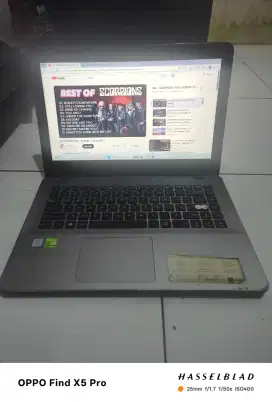 Laptop gaming asus i5 gen 8 ram 16/SSD 512 dual VGA ,all normal